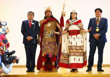 Emufec presentó al Inka y a la Qoya del Inti Raymi 2023